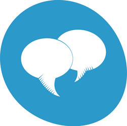 bubble speech communication dialog image vector image