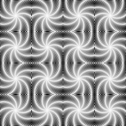 design seamless uncolored vortex twisting pattern vector image