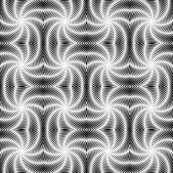 design seamless uncolored vortex twisting pattern vector