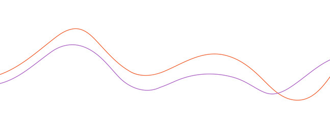Dynamic Flow Wave Lines vector image