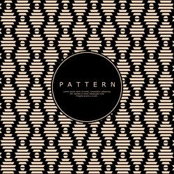 Luxury flat line stripe abstract pattern design vector