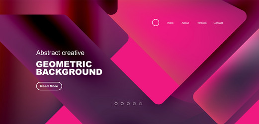 triangles with fluid colors geometric abstract vector image
