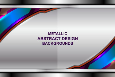 Dynamic Metallic Abstract Background vector