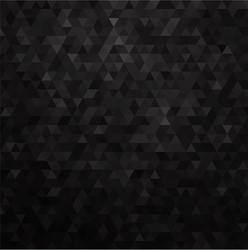 geometric mosaic pattern from black triangle vector image