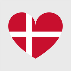 Denmark flag icon Royalty Free Vector Image - VectorStock