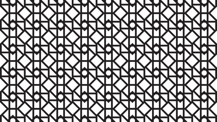 abstract black geometric shapes repeated element vector image