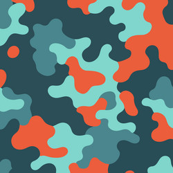 abstract colorful camouflage pattern vector image