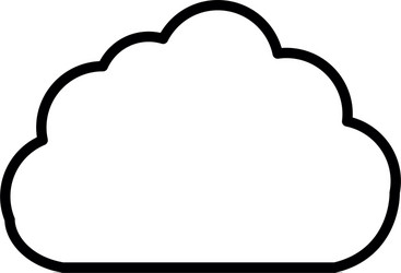 cloud computing server with arrow download vector image