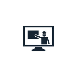 Computer-Based Training Icon vector image