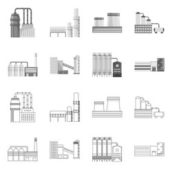 isolated object production and structure sign vector image