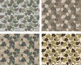 camouflage pattern design with different color vector