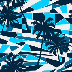 Abstract Palm Tree Pattern vector image