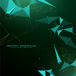 abstract triangle poly background in futuristic vector image