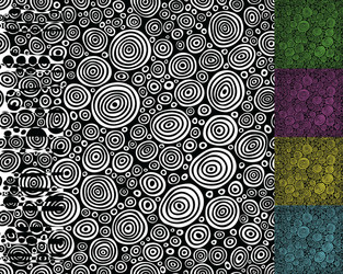 Circular Pattern Background vector image
