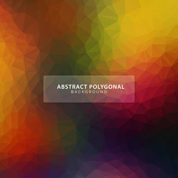 polygonal abstract background with triangle shapes vector image