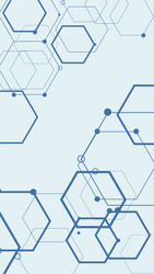 seamless pattern with abstract geometric shapes vector image