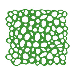 cellular structure pattern from oval elements vector image