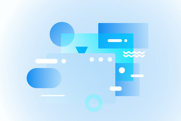 Modern Web Page Gradient Network vector image
