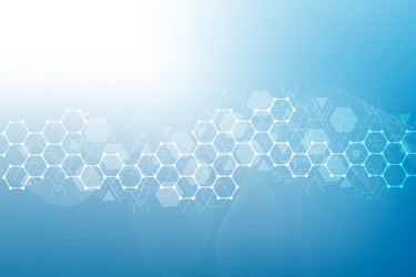 Science Network: Data & Innovation Pattern vector image