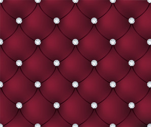 Red Velvet Upholstery Background Vector Image