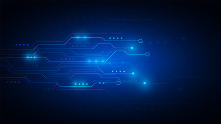 technology background with hi-tech digital data vector image