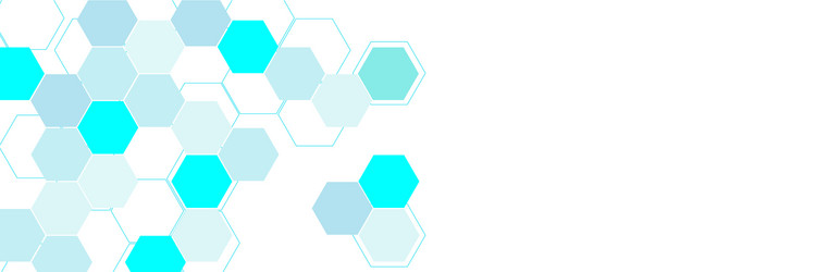 abstract hexagonal structures vector image