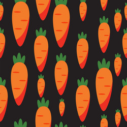 Abstract carrot seamless pattern background vector