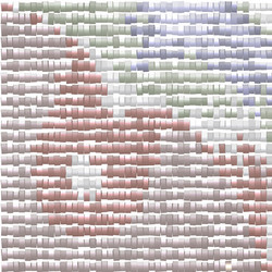 abstract background with squares and color vector