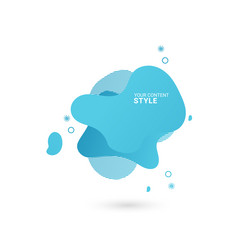 set of abstract modern graphic elements vector image