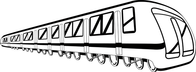 Cartoon Train Coloring Vector Images (over 23,000)