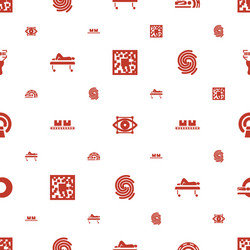 scan icons pattern seamless white background vector image