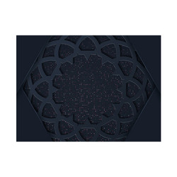 dark abstract background with black overlap layers vector image