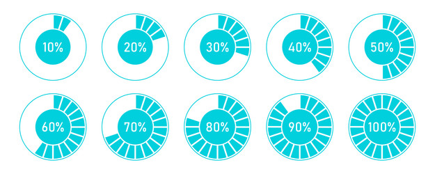 indicator loading vector image