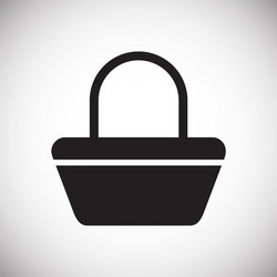 case icon on background for graphic and web design vector image