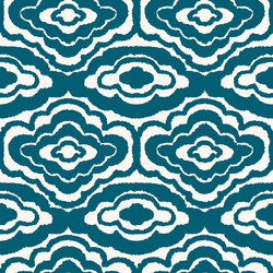seamless pattern with clouds in chinese style vector image