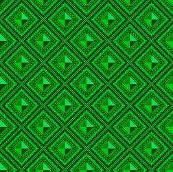 Seamless pattern green abstract shape color vector