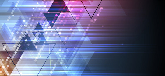 Artificial intelligence technology web background vector