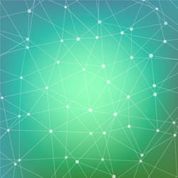geometric abstract background with connected line vector image