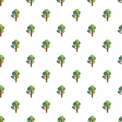 tree pattern seamless vector image