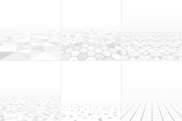 Modern Abstract Tile Patterns vector image