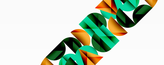 abstract geometric pattern with intersecting vector image