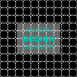 abstract geometric pattern with lines rhombuses vector