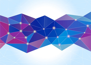 abstract polygon background vector