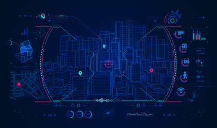 Ict in business disadvantages loop infographic Vector Image