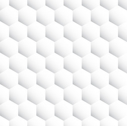 Light grey seamless hexagonal pattern vector