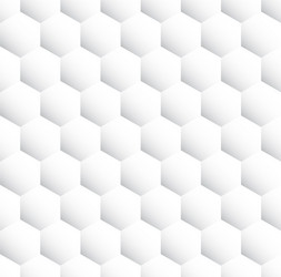 Light grey seamless hexagonal pattern vector