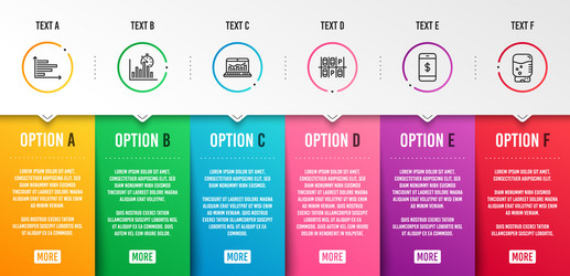 Report timer horizontal chart and smartphone vector