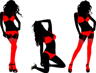 Sexy Women Standing Vector Images (over 1,100)