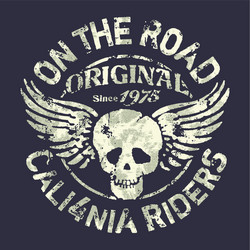 Travelers classic motorcycle riders legend Vector Image