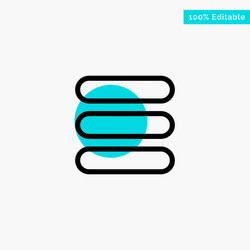 list task text turquoise highlight circle point vector image